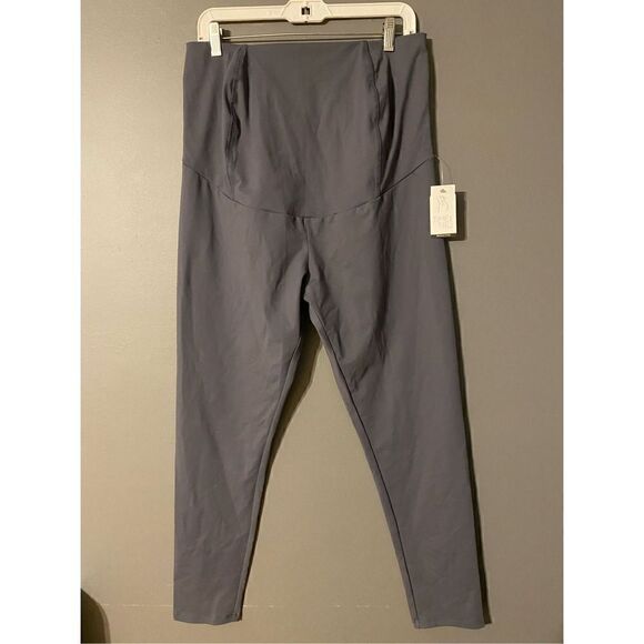 Time And Tru Gray Full Panel Leggings Size Large NWT - Picture 1 of 6